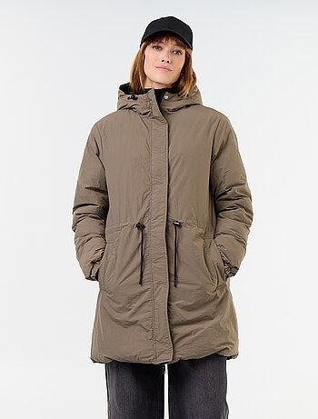 Parka lungo reversibile