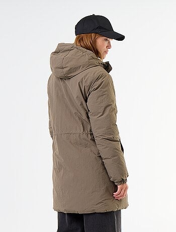Parka lungo reversibile