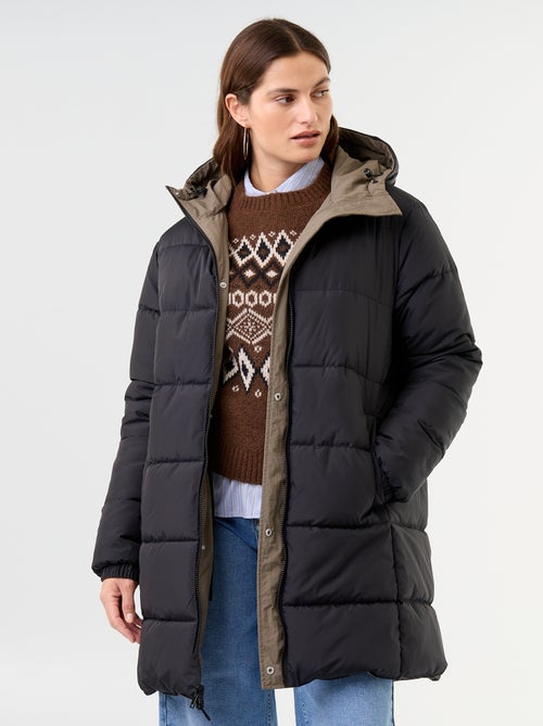 Parka lungo reversibile - Kiabi