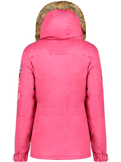 Parka lungo sagomato con cappuccio in pelliccia sintetica banapeak – canadian peak - Kiabi Parka lungo sagomato con cappuccio in pelliccia sintetica banapeak – canadian peak - Kiabi