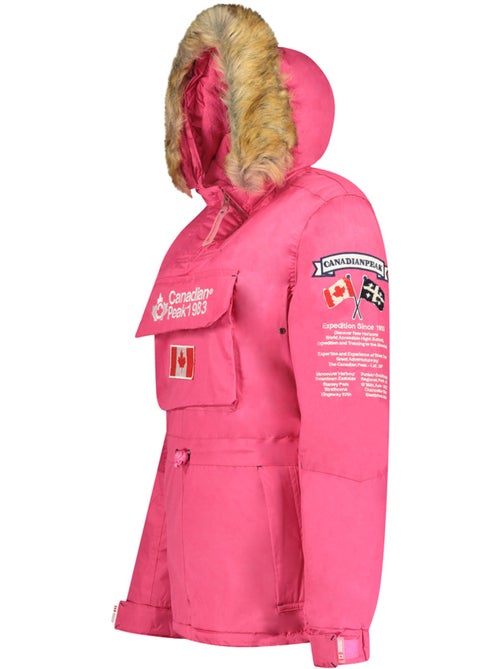 Parka lungo sagomato con cappuccio in pelliccia sintetica banapeak – canadian peak - Kiabi Parka lungo sagomato con cappuccio in pelliccia sintetica banapeak – canadian peak - Kiabi