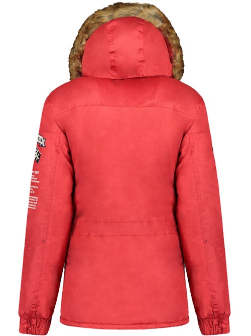 Parka lungo sagomato con cappuccio in pelliccia sintetica banapeak – canadian peak - Kiabi Parka lungo sagomato con cappuccio in pelliccia sintetica banapeak – canadian peak - Kiabi