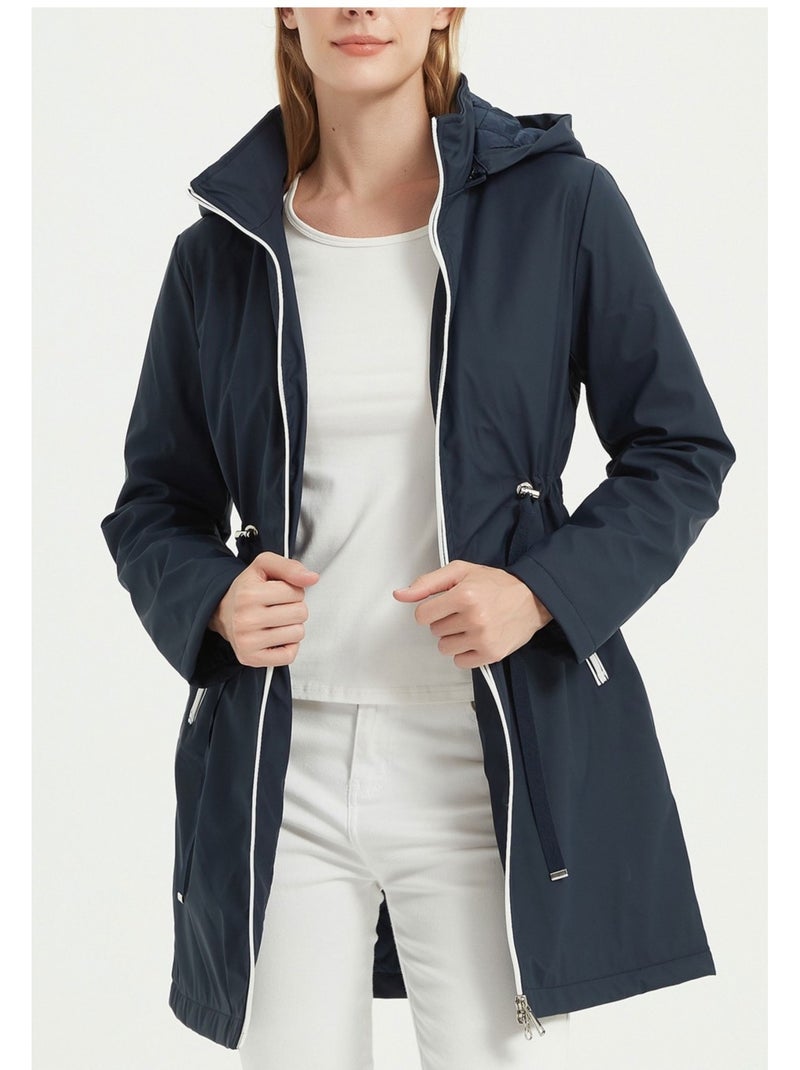Parka medio-lungo Kebello Blu marino - Kiabi