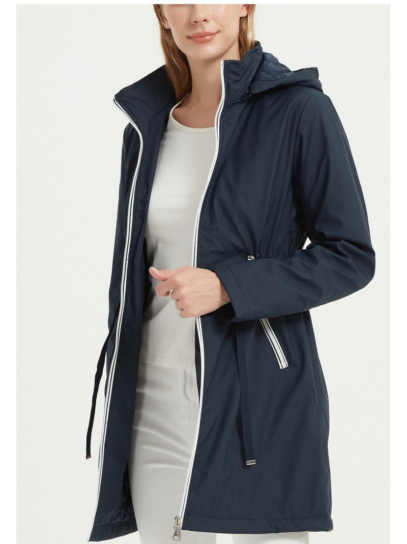 Parka medio-lungo Kebello Blu marino - Kiabi