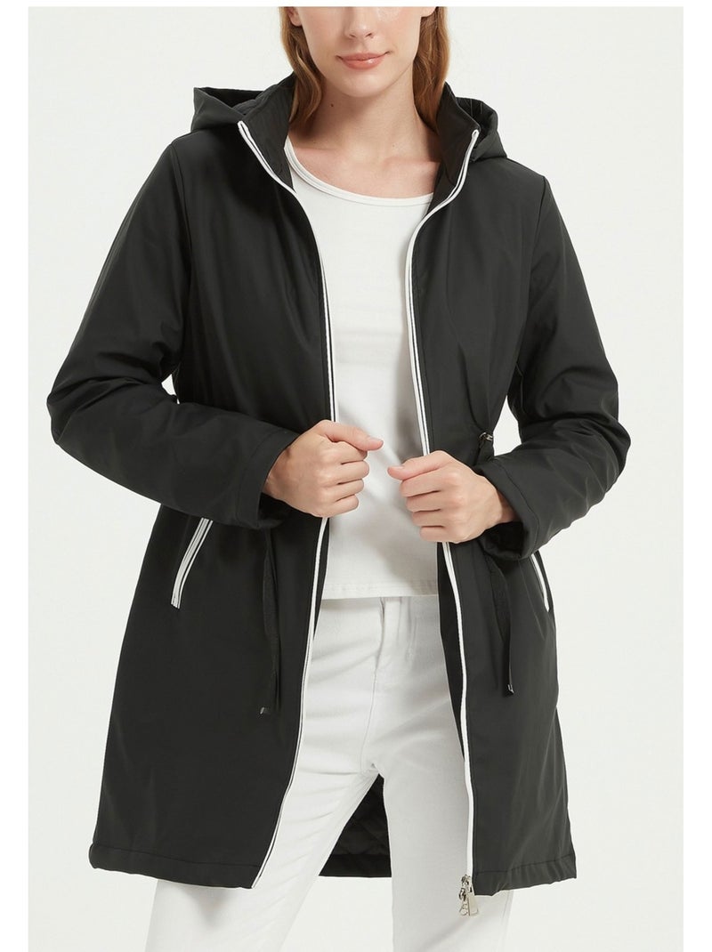 Parka medio-lungo Kebello Nero Nero - Kiabi