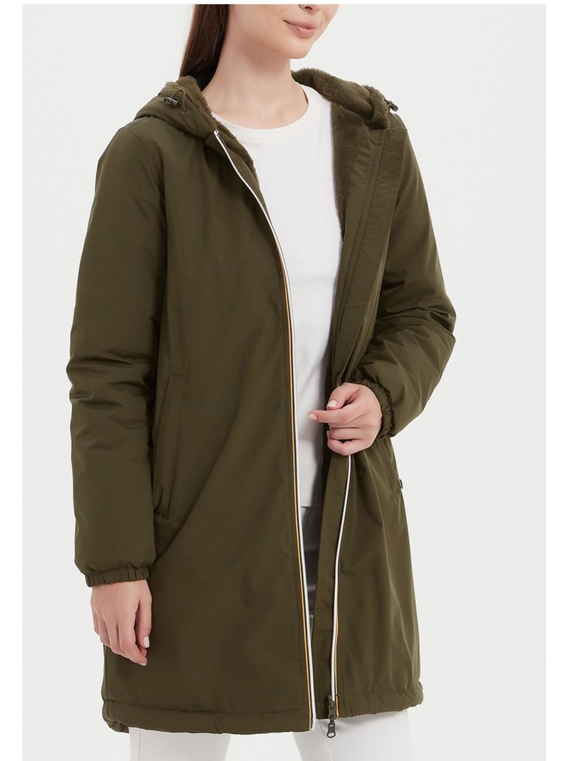 Parka medio-lungo Kebello Verde - Kiabi