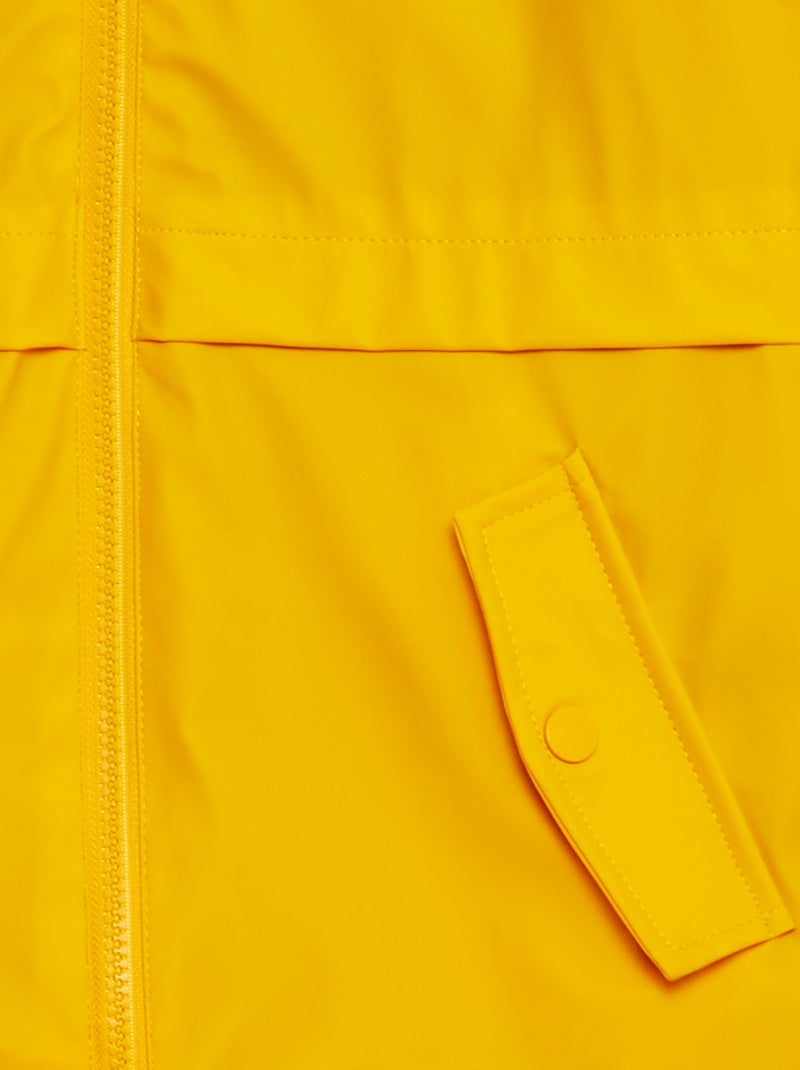 Parka midi con interno effetto montone GIALLO - Kiabi
