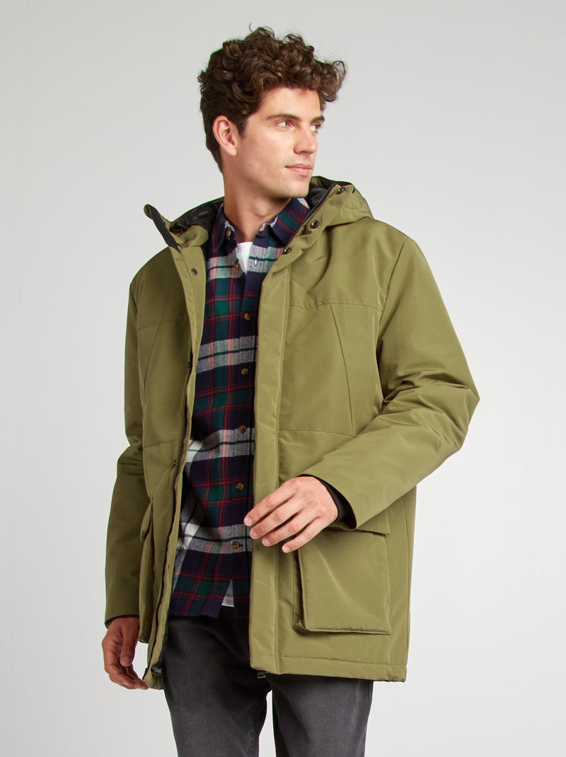 Parka pesante con cappuccio BEIGE - Kiabi