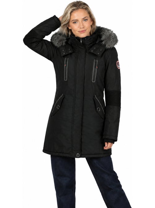 Parka pesante con cappuccio in pelliccia sintetica camilly – canadian peak - Kiabi Parka pesante con cappuccio in pelliccia sintetica camilly – canadian peak - Kiabi