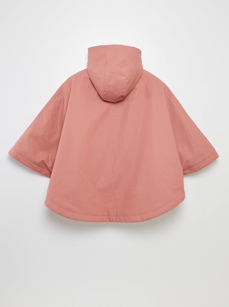 Parka poncho in pelliccia sintetica - collezione facile da indossare ROSA - Kiabi