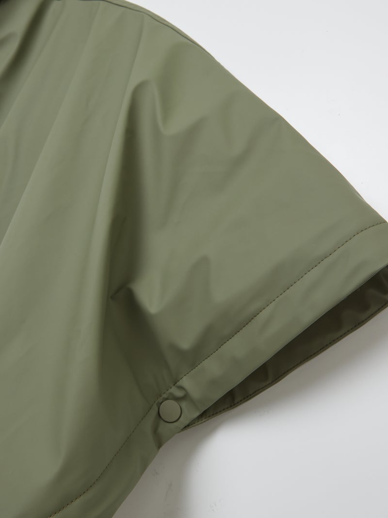 Parka poncho in pelliccia sintetica - collezione facile da indossare VERDE - Kiabi