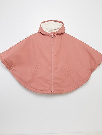 Parka poncho in pelliccia sintetica - So Easy