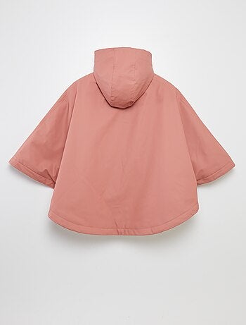 Parka poncho in pelliccia sintetica - So Easy