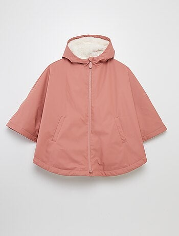Parka poncho in pelliccia sintetica - So Easy