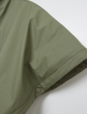 Parka poncho in pelliccia sintetica - So Easy