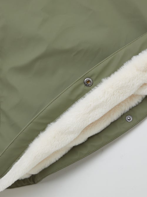 Parka poncho in pelliccia sintetica - So Easy - Kiabi