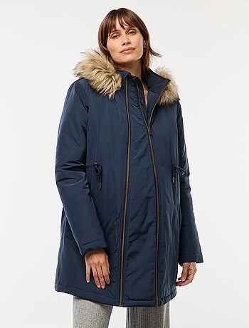 Parka premaman con dettaglio per il trasporto del bebè