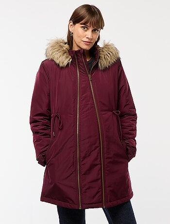 Parka premaman con dettaglio per il trasporto del bebè
