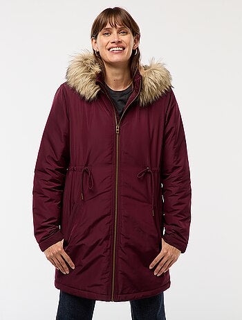 Parka premaman con dettaglio per il trasporto del bebè