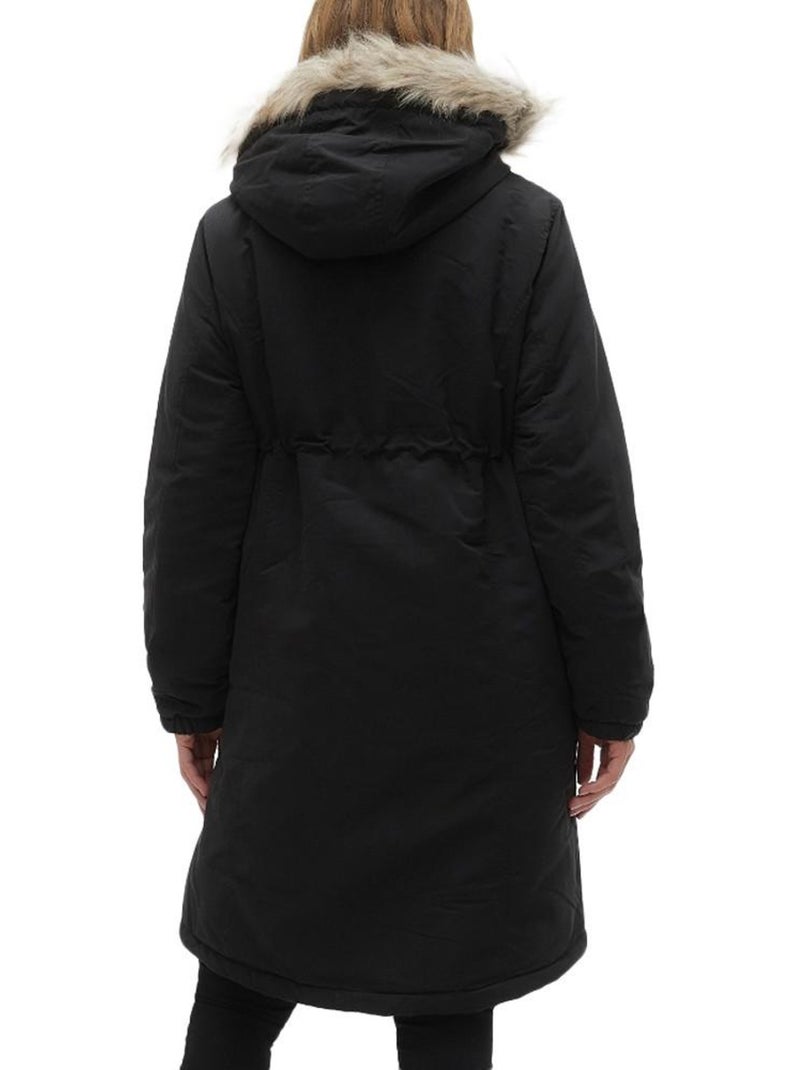 Parka Premaman da Donna Mamalicious Nero - Kiabi