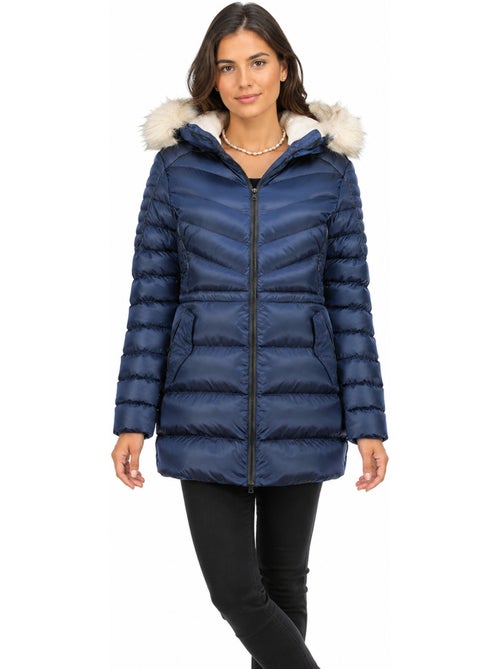 Parka sagomato con cappuccio in pelliccia sintetica destineak – canadian peak - Kiabi Parka sagomato con cappuccio in pelliccia sintetica destineak – canadian peak - Kiabi