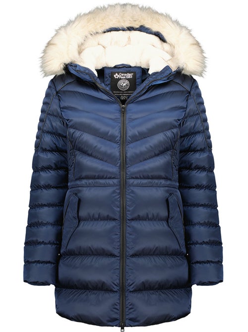 Parka sagomato con cappuccio in pelliccia sintetica destineak – canadian peak - Kiabi Parka sagomato con cappuccio in pelliccia sintetica destineak – canadian peak - Kiabi