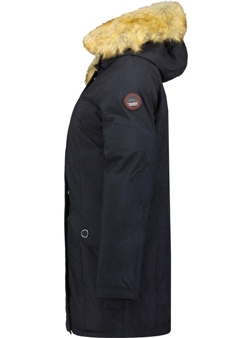 Parka sagomato con cappuccio in pelliccia sintetica dinastipeak – canadian peak - Kiabi