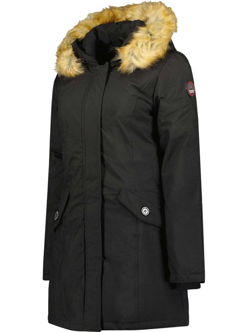 Parka sagomato con cappuccio in pelliccia sintetica dinastipeak – canadian peak - Kiabi