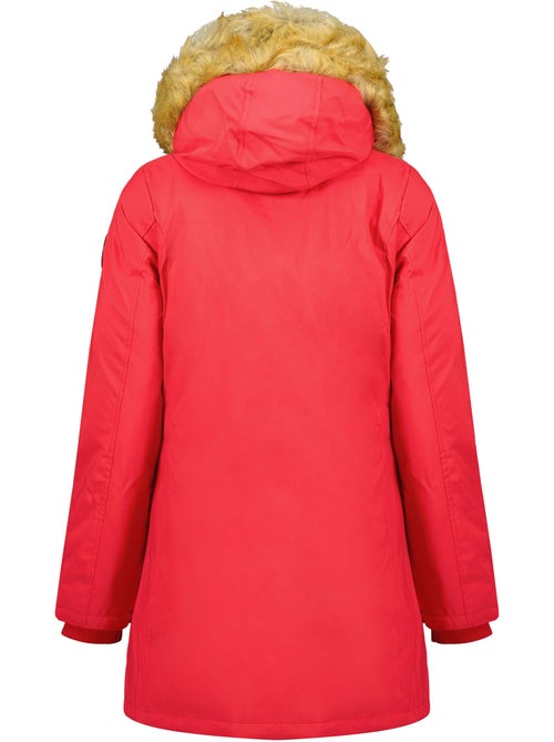 Parka sagomato con cappuccio in pelliccia sintetica dinastipeak – canadian peak - Kiabi