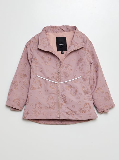 Parka stampato et con paillettes 'unicorno' - Kiabi