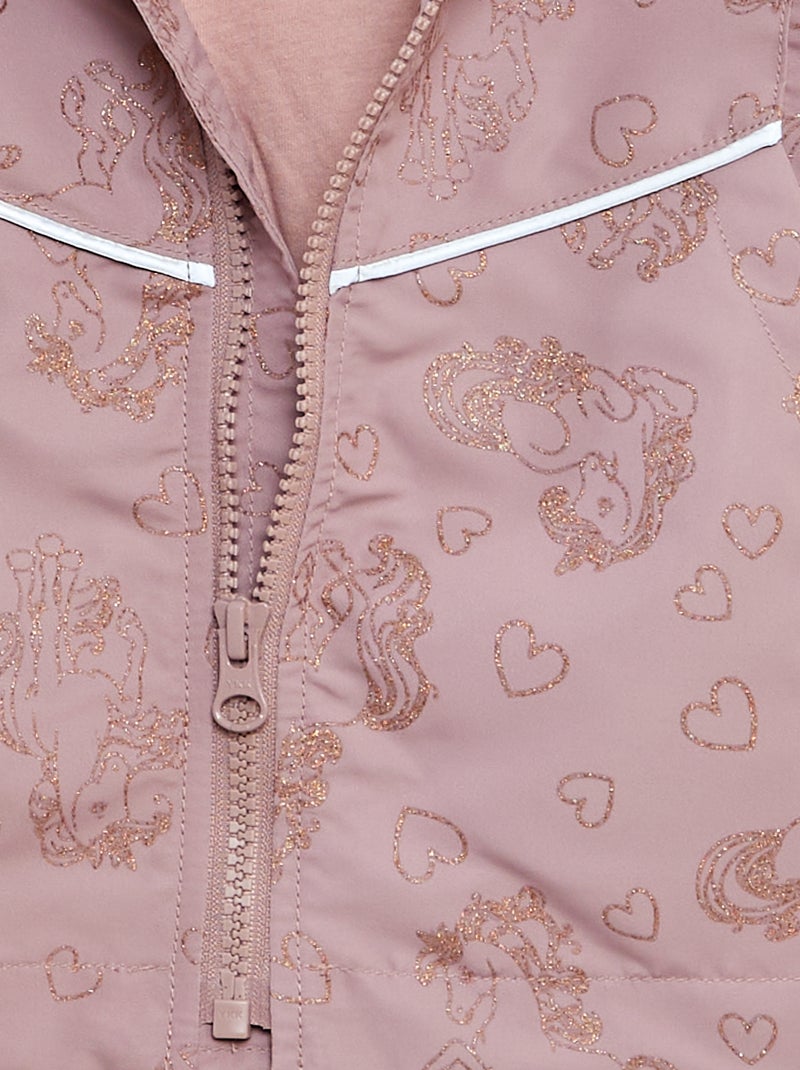 Parka stampato et con paillettes 'unicorno' ROSA - Kiabi