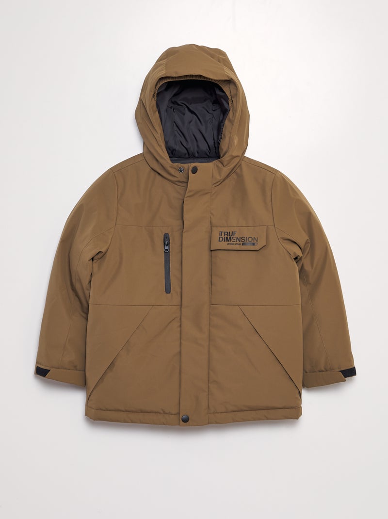 Parka tecnico con cappuccio BIANCO - Kiabi