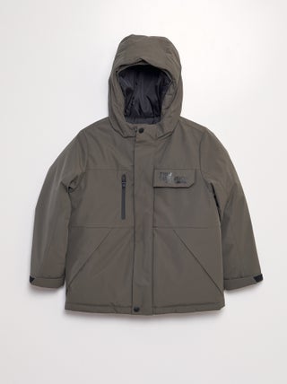 Parka tecnico con cappuccio