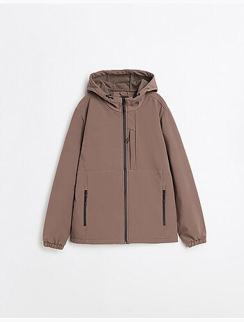 Parka tecnico con cappuccio, mo fashion