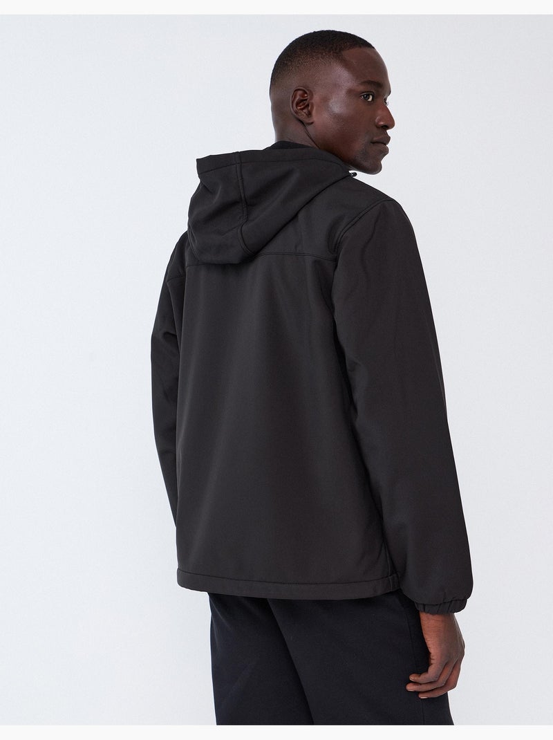 Parka tecnico con cappuccio, mo fashion Nero - Kiabi
