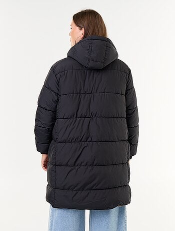 Parka tinta unita con cappuccio