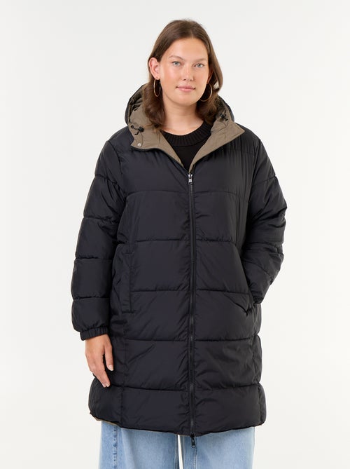 Parka tinta unita con cappuccio - Kiabi