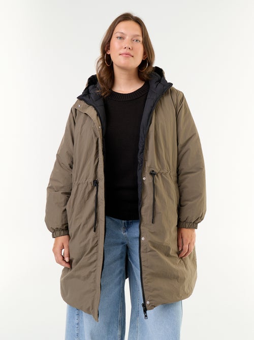 Parka tinta unita con cappuccio - Kiabi