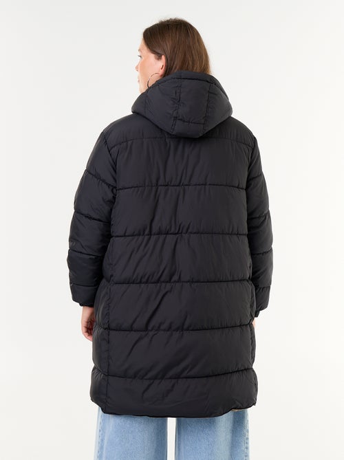 Parka tinta unita con cappuccio - Kiabi