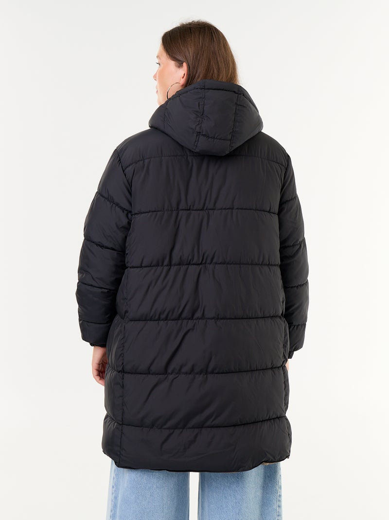 Parka tinta unita con cappuccio Verde - Kiabi