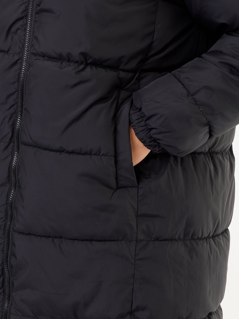 Parka tinta unita con cappuccio Verde - Kiabi