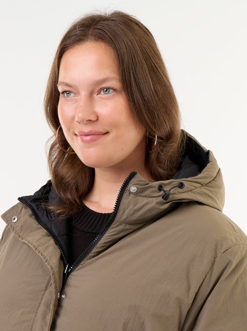 Parka tinta unita con cappuccio - Kiabi