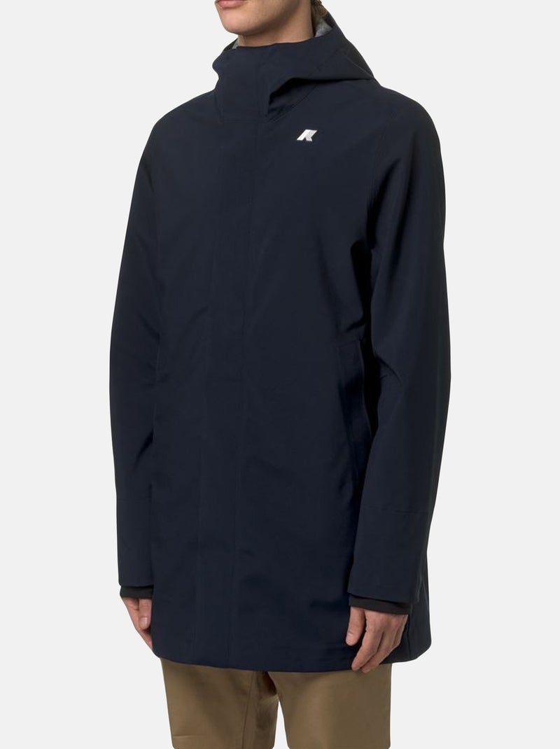 Parka Tommy Bonded Jersey - K-Way Blu - Kiabi