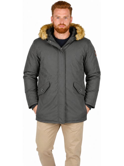Parka trapuntato con cappuccio bagweak – canadian peak - Kiabi Parka trapuntato con cappuccio bagweak – canadian peak - Kiabi