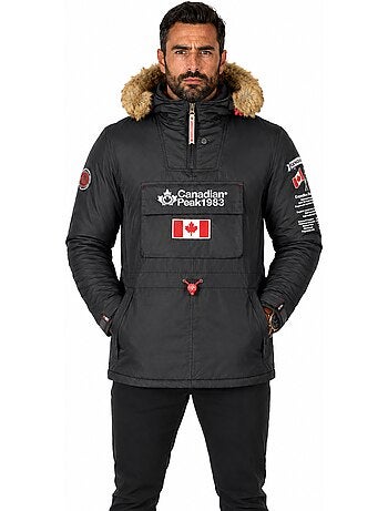 Parka trapuntato con cappuccio bonopeak – canadian peak