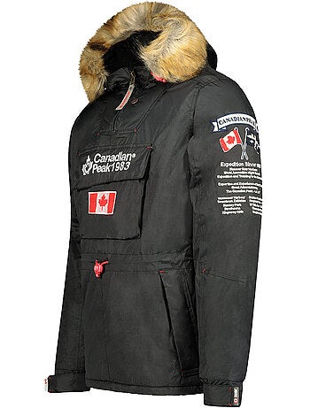 Parka trapuntato con cappuccio bonopeak – canadian peak