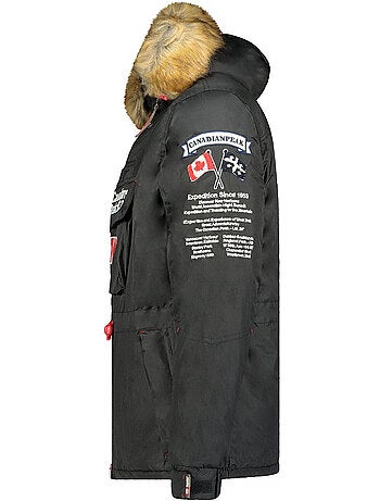 Parka trapuntato con cappuccio bonopeak – canadian peak