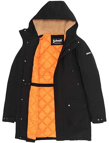Parka Uomo Schott con Fodera Sherpa