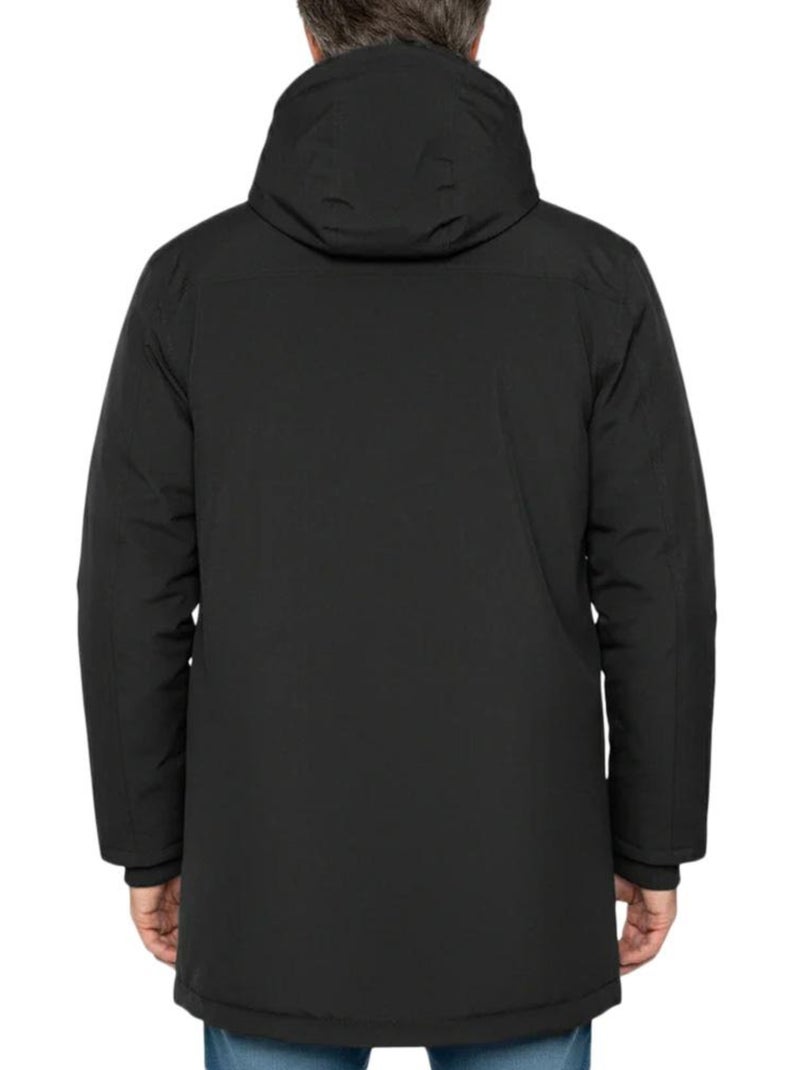Parka Uomo Schott con Fodera Sherpa Nero - Kiabi