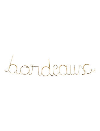 Parola filo di ottone "BORDEAUX